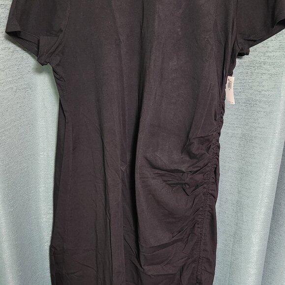 Maternity Short-Sleeve Bodycon Dress Old Navy Black XXL - Picture 6 of 6
